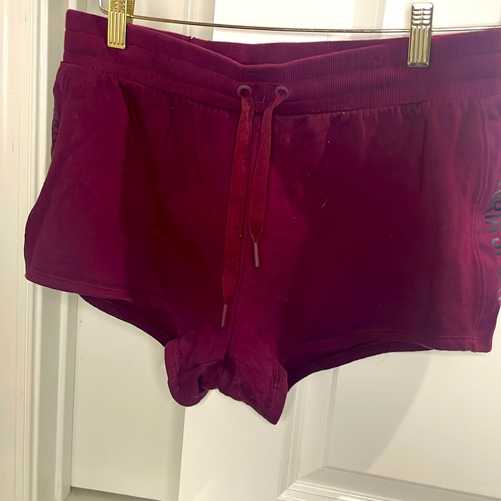 BURGUNDY Victoria Secret short shorts